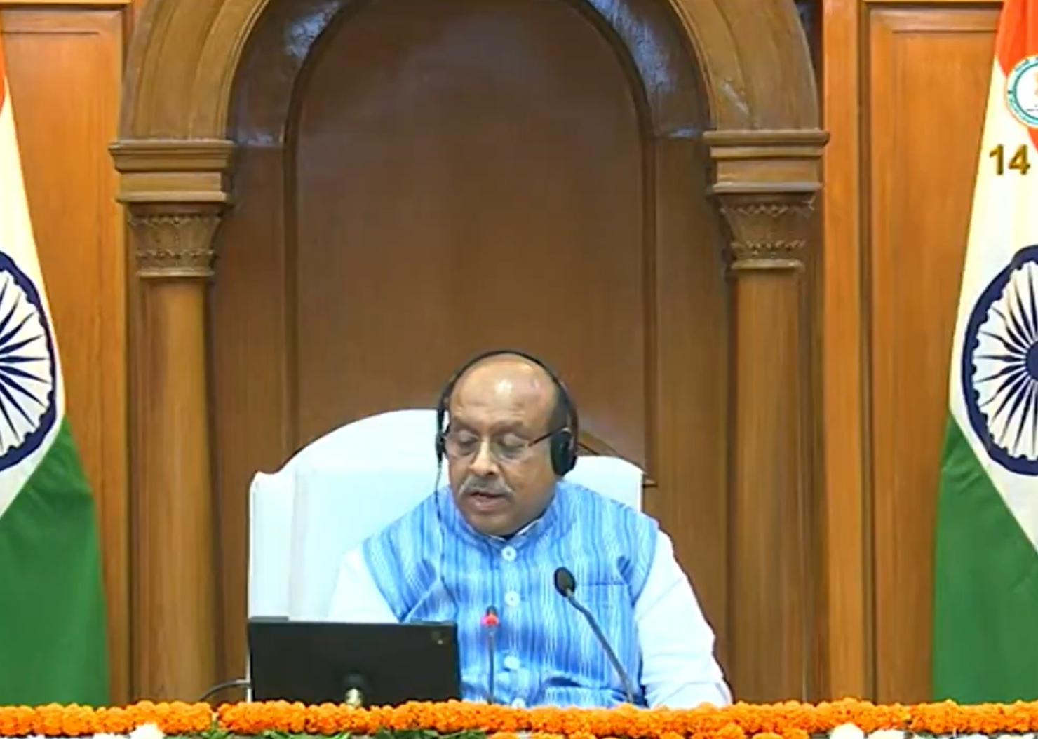 Indian official discusses Pahalgam terror attack and biometric evidence in high-level security meeting